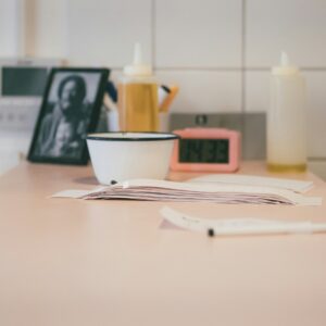 white ceramic cup on white ceramic saucer